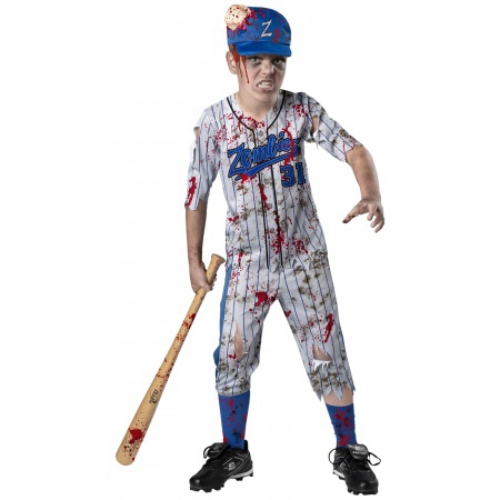 Zombie Baseball Player Costume image