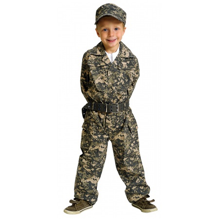 Kids Army Costume image