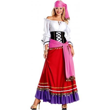 Adult Gypsy Halloween Costume image