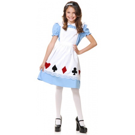 Alice In Wonderland Costume For Kids image