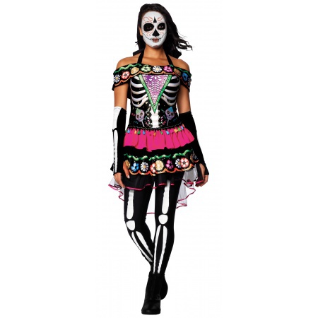 Day Of The Dead Costume Women image