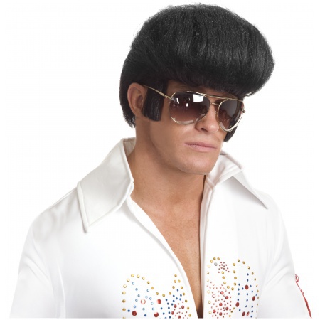 70s Rock Star Costume Pompadour Wig image