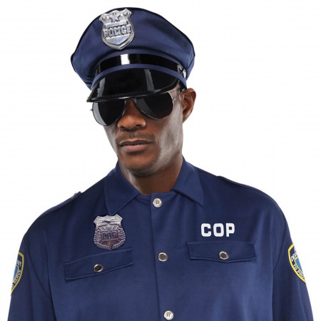 Police Hat Adult Costume Accessory image