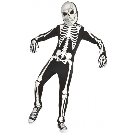 Glow In The Dark Skeleton Costume image