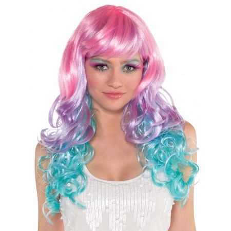 Pastel Rainbow Wig image