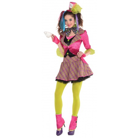 Womens Mad Hatter Costume image