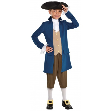 Kids Colonial Costume image