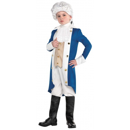 Kids George Washington Costume image