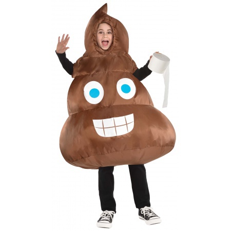 Kids Poop Emoji Costume image