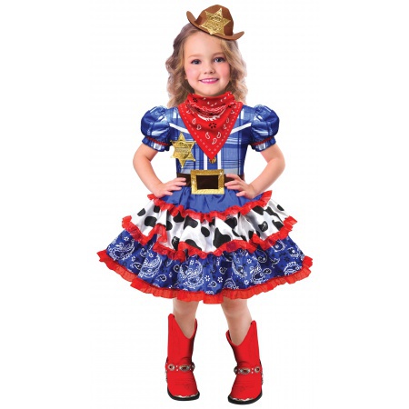 Cowgirl Costume For Kids  image