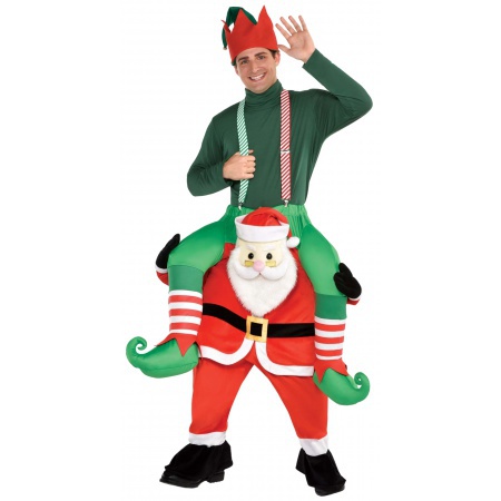 Santa Piggy Back Costume image