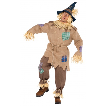 Mens Scarecrow Costume image
