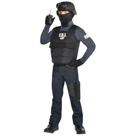 Kids FBI Costume image