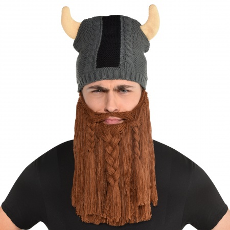 Viking Hat With Beard image