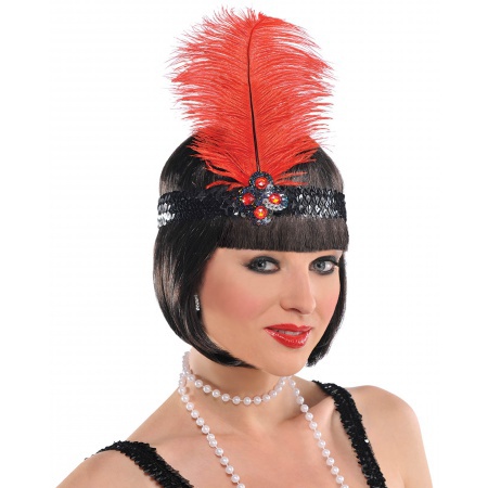 Flapper Feather Headband image
