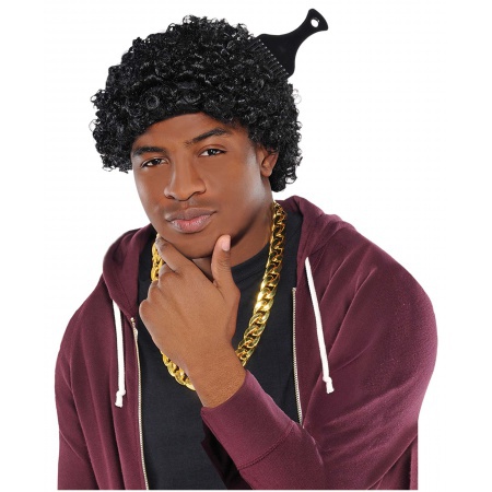 Afro Wig Costume image