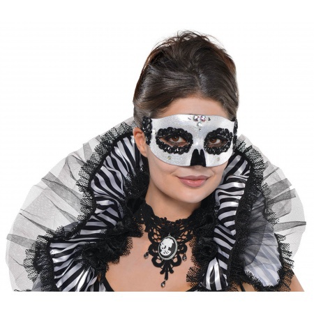 Skeleton Masquerade Venetian Mask image