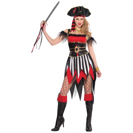 Ladies Pirate Costume image