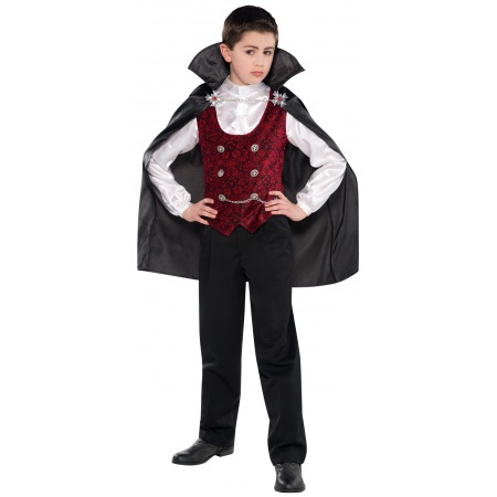 Vampire Halloween Costume Boy image