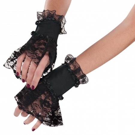 Gothic Lace Gloves image