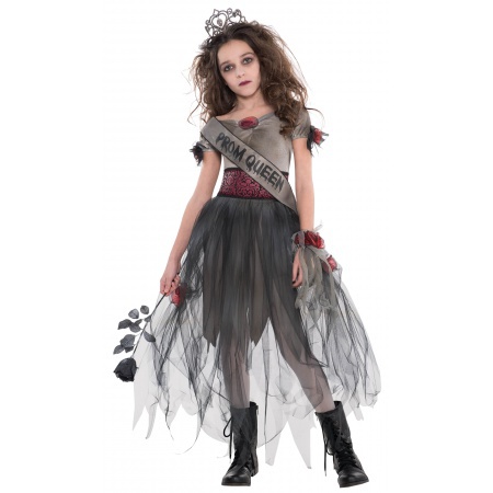 Kids Zombie Prom Queen Costume  image