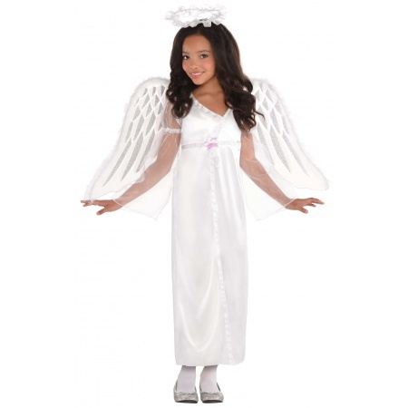 Girls Angel Costume image