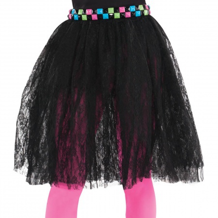 Black Lace 80s Skirt image