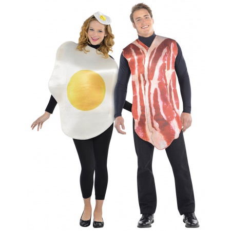 Couples Bacon And Eggs Costumes image