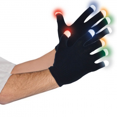 Rave Light Up Gloves image