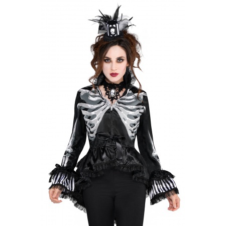 Skeleton Jacket Gothic Costume image