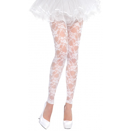 Footlace Lace Tights image