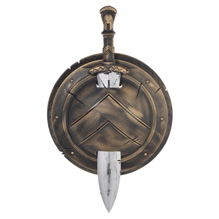 Spartan Shield And Sword Costume Accessory image