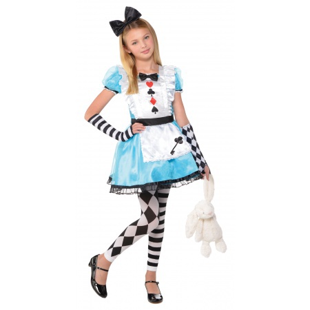 Kids Alice In Wonderland Costume  image