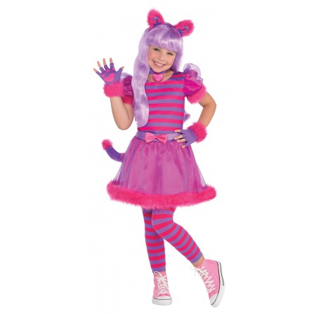 Girls Cheshire Cat Costume image