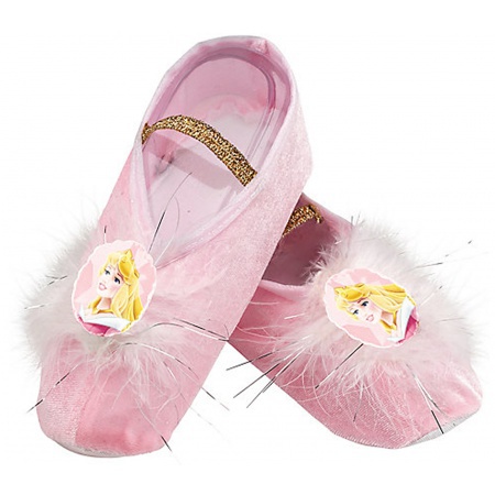 Aurora Ballet Slippers Costume Accessory Sleeping Beauty Dress-Up Shoes image