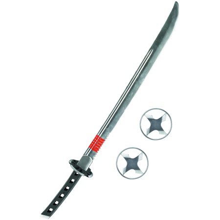 Ninja Sword And Ninja Stars image
