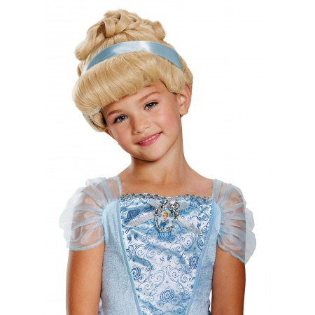 Girls Cinderella Costume Wig image