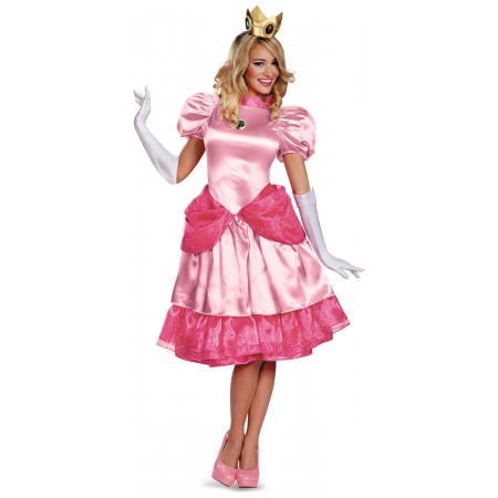 Adult Princess Peach Costume image