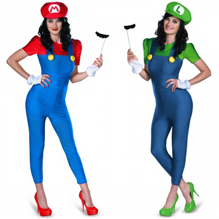Mario And Luigi Costumes For Women image