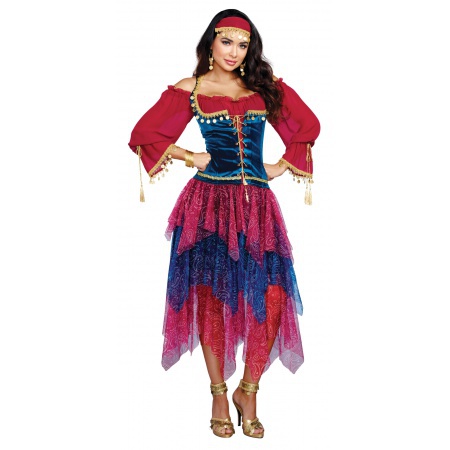 Womens Gypsy Halloween Costume image