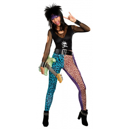 80s Glam Rock Costume For Women image