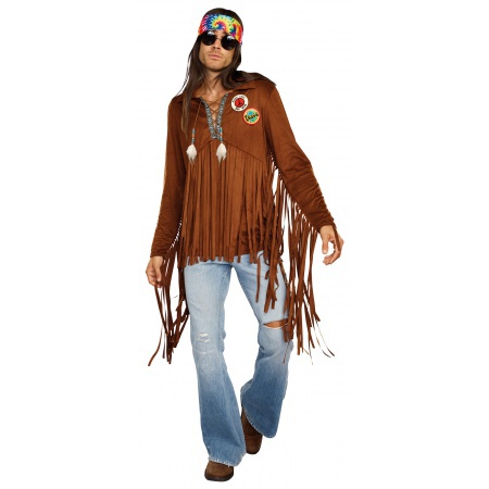 Mens Hippie Costume image
