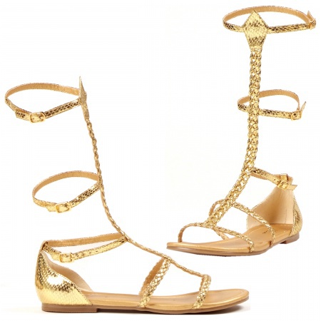 Gold Strappy Sandals  image