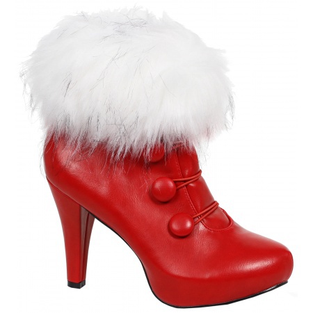 Ankle Boots With Fur Trim image