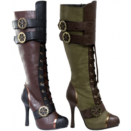 Knee High Steampunk Boots image