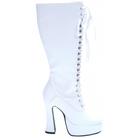 White Military Boots image