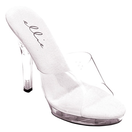 Clear High Heel Shoes For Women image