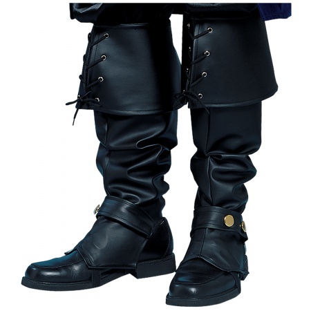 Black Pirate Boot Covers image