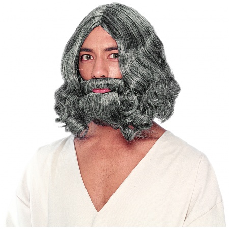 Biblical Wig And Beard image