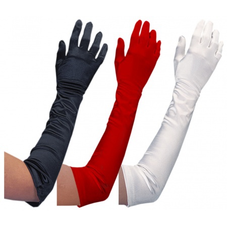 Satin Opera Gloves image